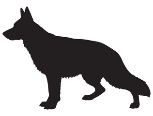 GERMAN SHEPHERD SILHOUETTE