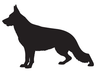 GERMAN SHEPHERD SILHOUETTE