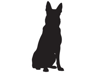GERMAN SHEPHERD SILHOUETTE
