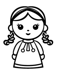 Vector illustration of color pages