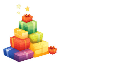 Obraz premium Elegant Christmas and New Year designs with festive ornaments