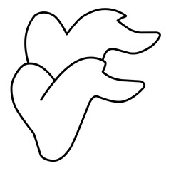 related to meat vector