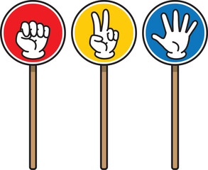 ジャンケン　グーチョキパ―のボードのアイコン