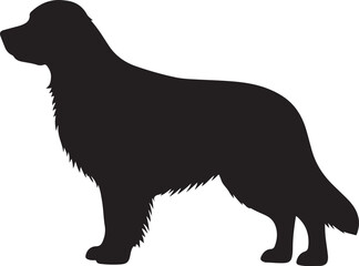 GOLDEN RETRIEVER DOG SILHOUETTE