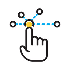 Vector multi color icon for Optional