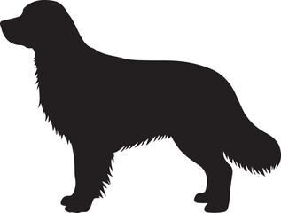 GOLDEN RETRIEVER DOG SILHOUETTE