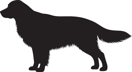 GOLDEN RETRIEVER DOG SILHOUETTE