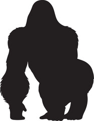 GORILLA SILHOUETTE