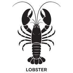 vector illustration of a lobster. illustration eps 10