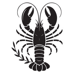 vector illustration of a lobster. illustration eps 10