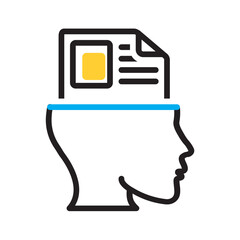 Vector multi color icon for Context