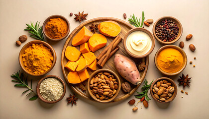 Seasonal organic holistic products.