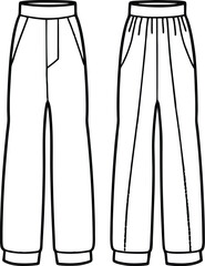 Adobe Illustrator Artwork Playful Line Illustration for Workout Suit
