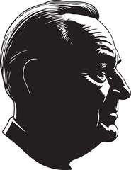 GRANDPARENT HEAD PROFILE SILHOUETTE