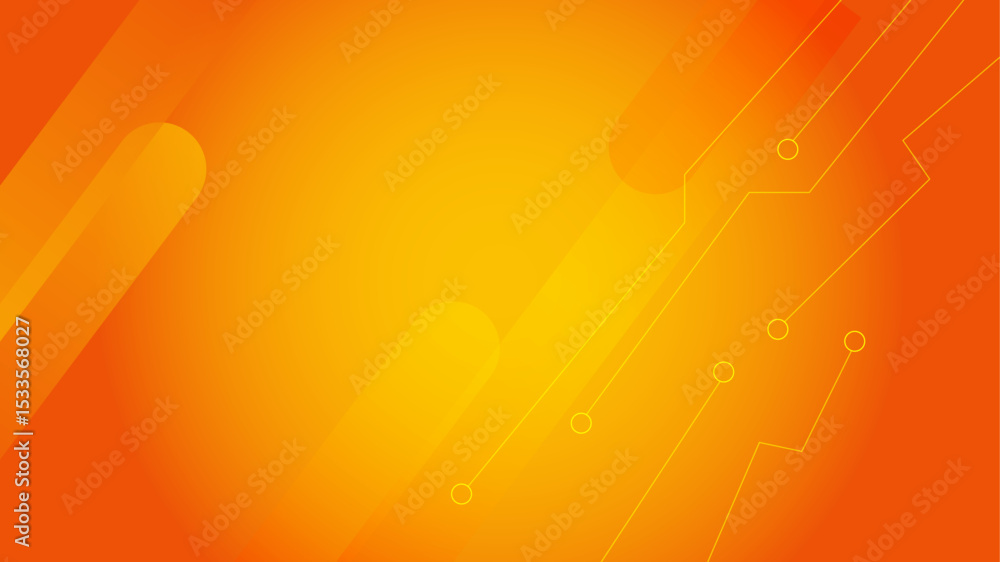 Aufkleber bright orange abstract gradient banner background with abstract pattern. orange abstract background.