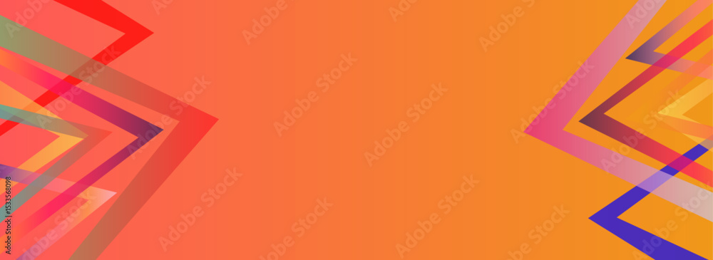 Poster bright orange abstract gradient banner background with abstract pattern. orange abstract background.
