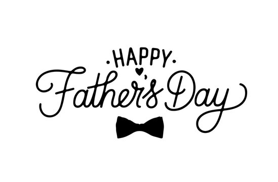 Modern Father’s Day Greeting Card with Polka Dot Bow Tie – Sleek and Stylish Design for Dad Appreciation - Powered by Adobe