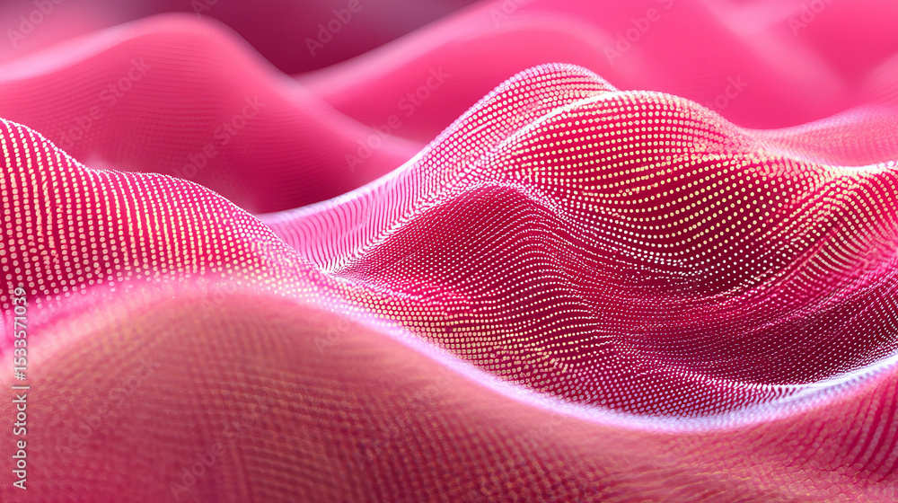 Poster abstract gradient particle waves seamlessly flowing with soft purple light and bokeh. orange and blu