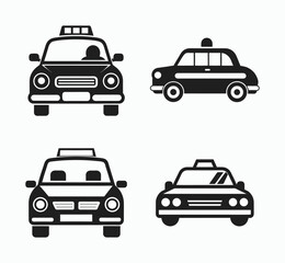 Taxi cab icon,  Taxi cab set , car vector icon 