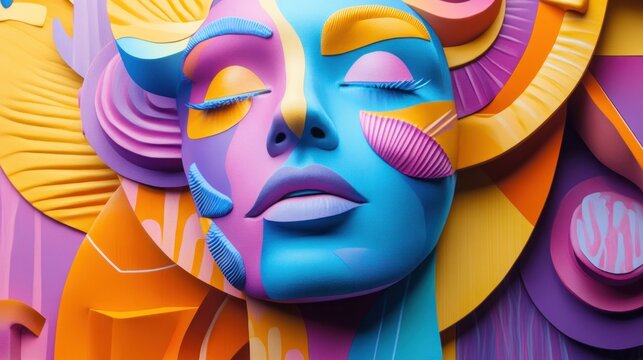 Dimensional poster for Youth Day event