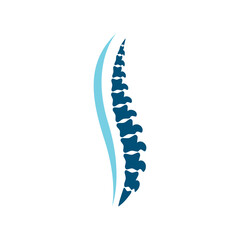 spine pain treatment and therapy logo design