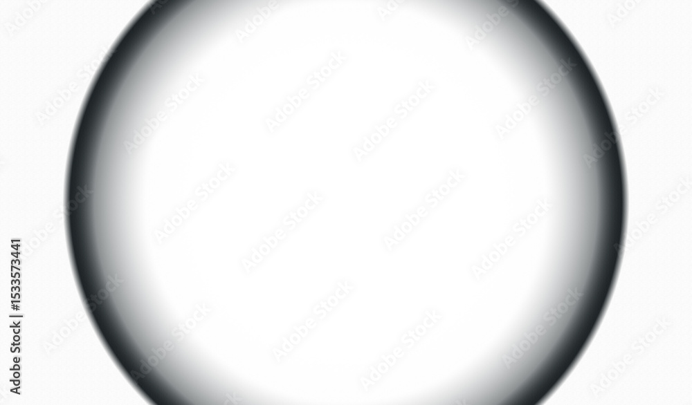 Aufkleber white oval or round blank shiny button vector icon with shadow