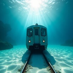 Train in underwater 