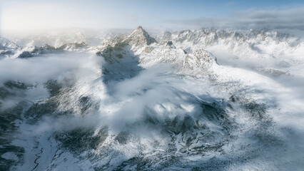 winter mountain landscape