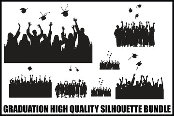 Graduation Celebration Silhouettes
