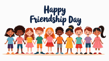 Happy Friendship Day Stock Illustration &ndash; Bonding with Calligraphy and Care