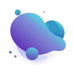 Edgy cyber blobs perfect for gaming promos.
