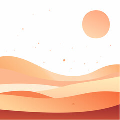 Earthy dusk blobs for travel or lifestyle brands.