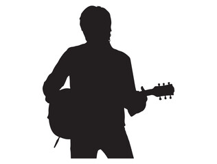 GUITARIST SILHOUETTE