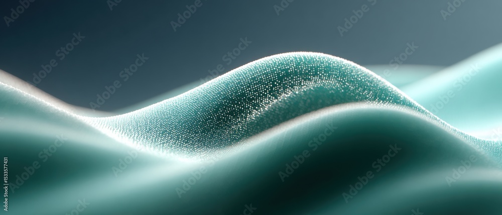 Poster Abstract Digital Wave Background with Smooth Undulating Shapes and Subtle Gradients for Modern Tech Branding and Fluid Data Flow Presentation