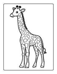 Fototapeta premium coloring pages illustration