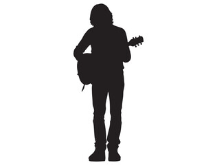 GUITARIST SILHOUETTE