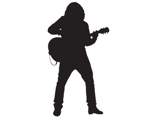 GUITARIST SILHOUETTE