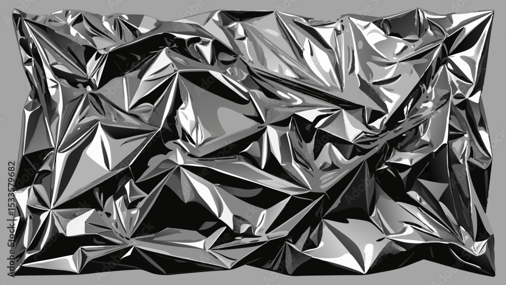Aufkleber abstract metallic foil texture graphic ideal for creative design projects with transparency
