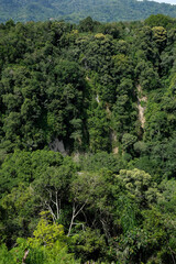 Landscape view of nature with valley and mountain at Panorama Baru Bukittinggi