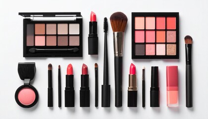 Professional Makeup Kit Eyeshadow Palette Lipsticks Brushes and More for Beauty Application