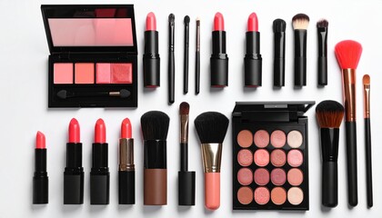 Professional Makeup Kit Lipsticks Eyeshadow Palettes and Brushes for Beauty