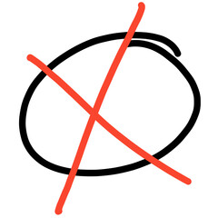 red cross mark