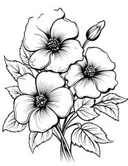 Black and white color pages