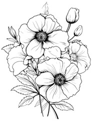 Black and white color pages