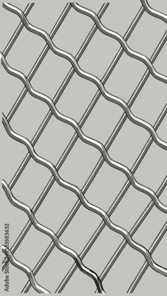 Poster seamless vector metal grid pattern with transparency for versatile design use