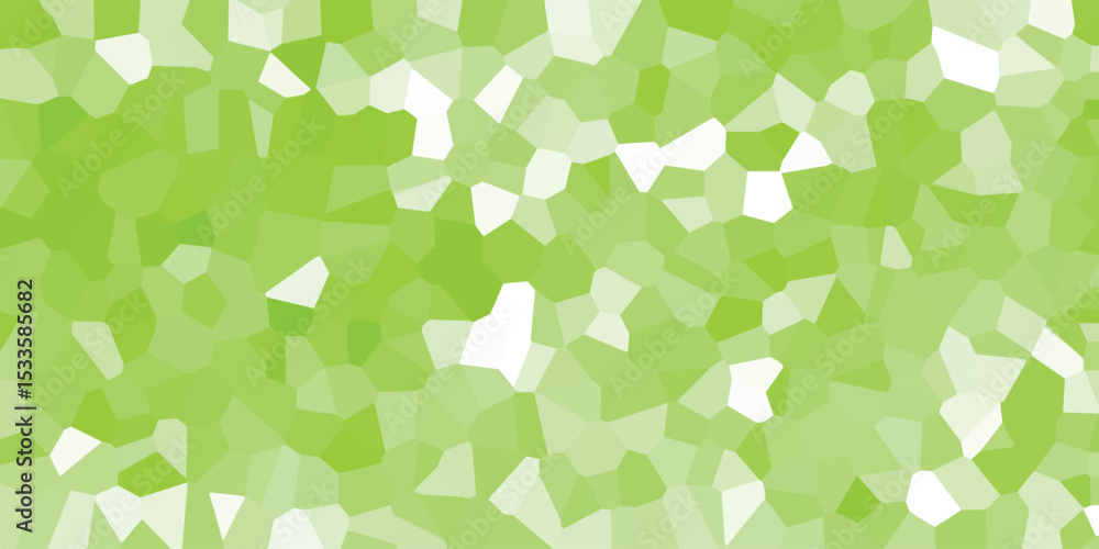 Poster abstract green mosaic background with geometric shapes perfect for digital design and web background