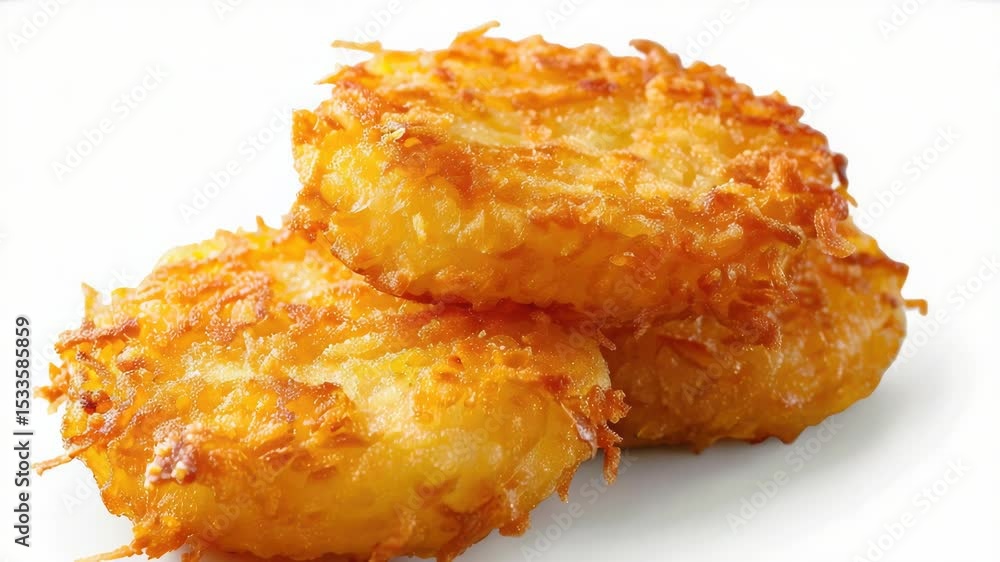 Aufkleber a close-up view of various foods on a white background, ideal for use in advertising and editorial c