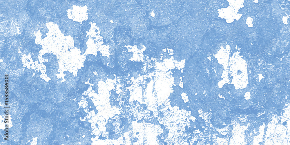 Poster abstract light blue textured background with white distressed effect suitable for various graphic de