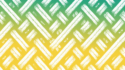 Abstract geometric pattern with a gradient background featuring white brushstrokes forming a textured weave design perfect for decorative use and design elements