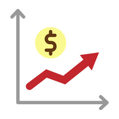 Performance Drop Vector Flat Icon Design